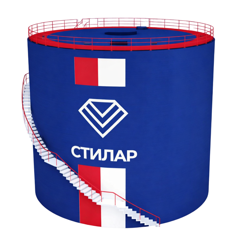 Цельносварной резервуар РВС для питьевой воды 125 м³ от завода-производителя